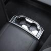 Car Rear Water Cup Holder Cover Trim For Dodge RAM 1500 19-24 Accessories Chrome