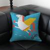 Horse Pillow Animal Decor Cushion Cushion Cover Pillow Case Antidustmite Invisible zipper silky plush cushion