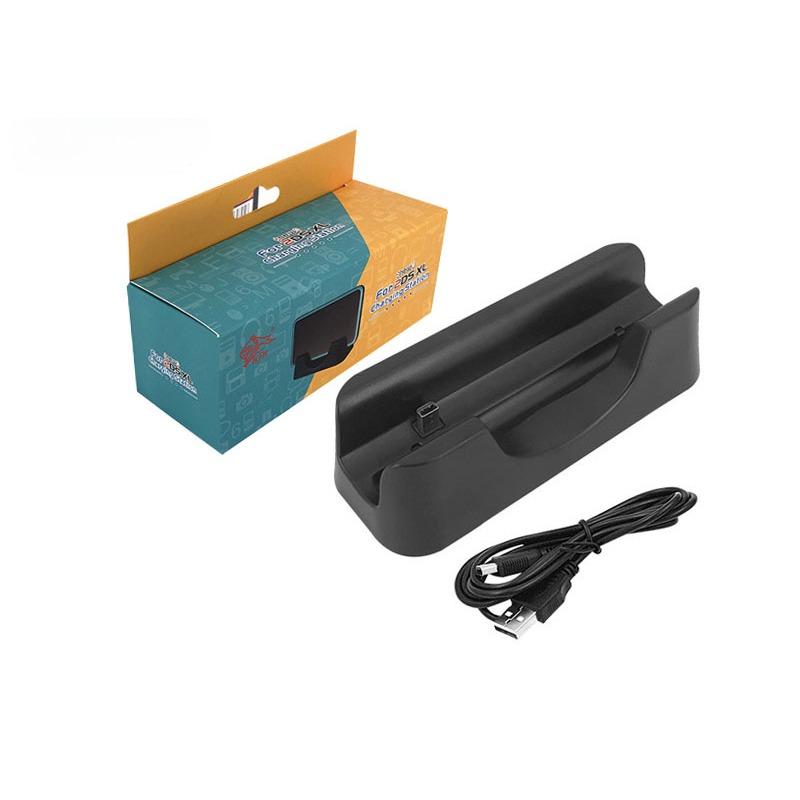 

Док-станция для зарядки New 2DS XL, USB-подставка для зарядки и вертикальная подставка-кредл для хранения с кабелем для зарядки, аксессуары для New Nintendo 2DS XL LL 5.5*5.5*14cm чёрный