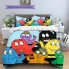 The Barbapapa Family  Pattern Bedding Quilt Set  Home Decoration  Gift (1 * duvet cover + 2 * pillowcase  without core)