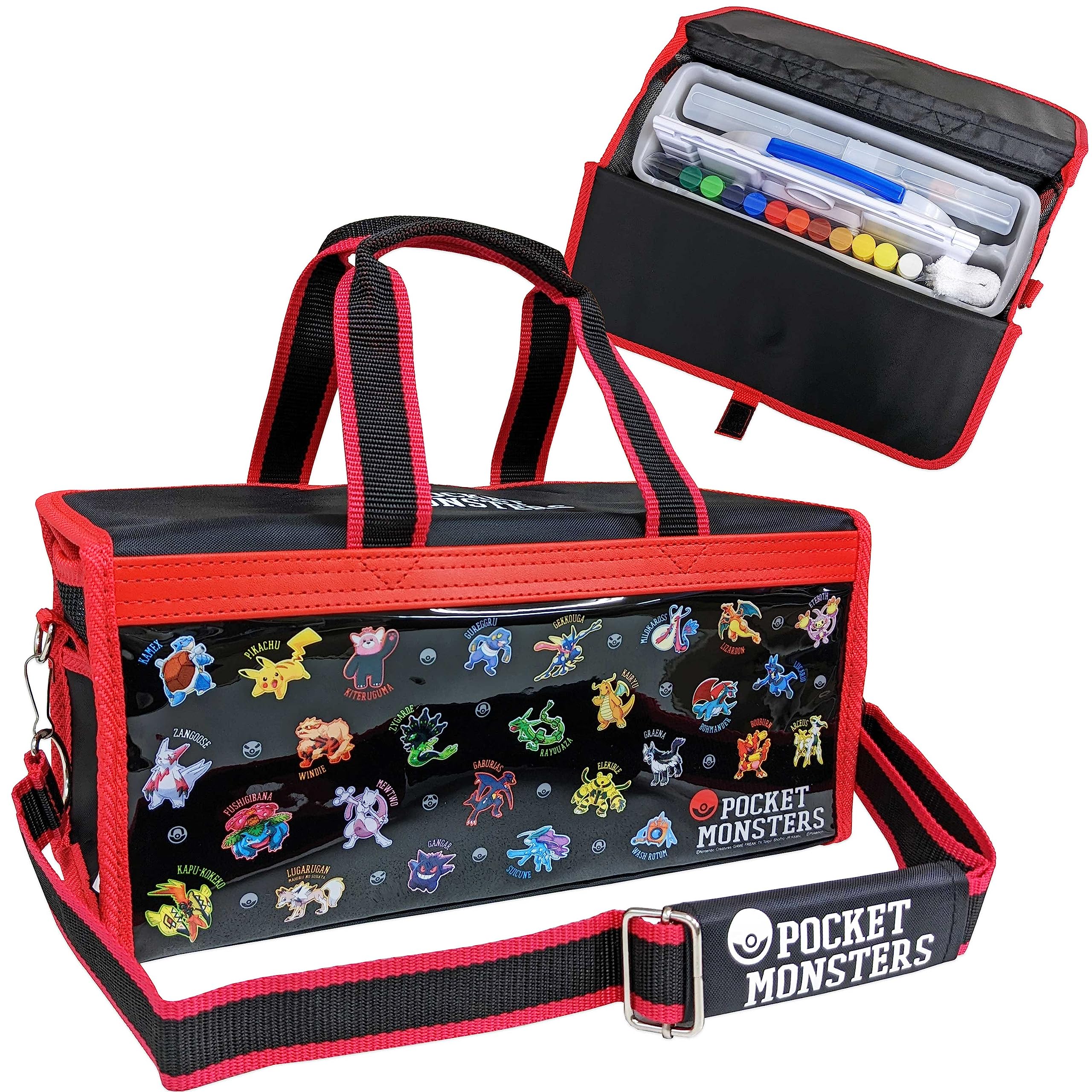 Watercolor Paint Set for Elementary School Sakura POCKET MONSTERS Pokémon Boys, чёрный