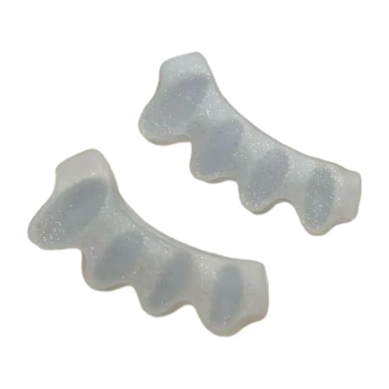 1 Pair Toe Separators for Overlapping Toes Daytime Bunion Corrector for Hallux Valgus Relief Soft SEBS Spacer for Walking Daily
