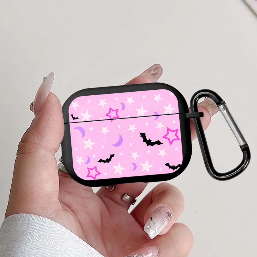 

Pink Bat Earphone Cases Cover Case For Airpods Pro Pro2 4 2 Pro3 1 3 Airpods 2