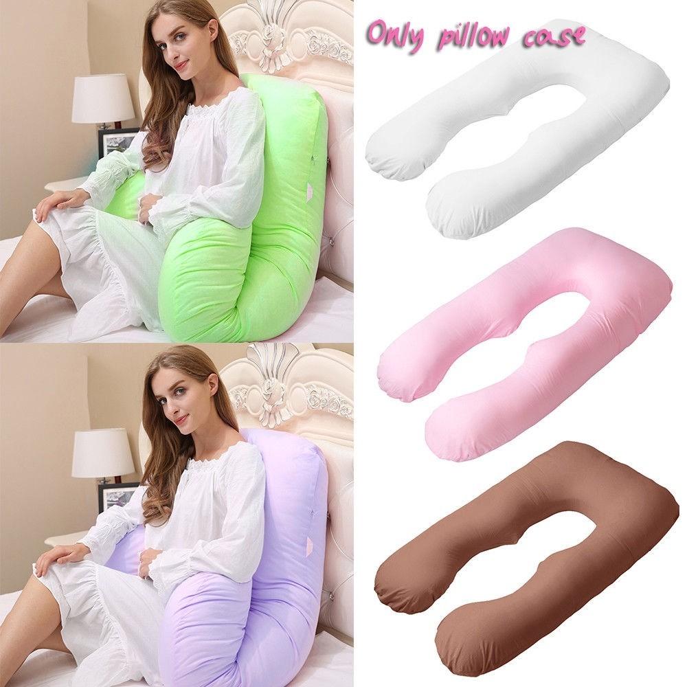 Oversized U Shape Full Body Comfort Pillow Case For Maternity And Pregnancy Support