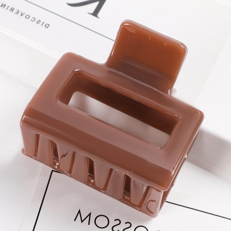 Корейская интернет-знаменитость, полая квадратная заколка для волос для женщин - простой стиль аксессуара для волос