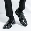 Men Loafers Street Style Brogue Classic Shoes Formal Business Wedding Dress Prom Blazers Tuxedo Party Shoes Large Size