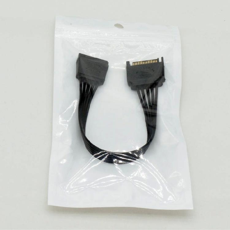 15pin Power Cable 15Pin 1 Male To 1 Female Adapter For Connecting Multiple HDD Disk Drive To Desktop Power
