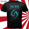 Jinjer Shark Logo Metall Rock Band Unisex Schwarz T-Shirt Größe S5XL Unisex