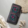 Gothic Skull Astronaut Print Long Wallet Fashion Casual Multi Slot Card Holder Purse