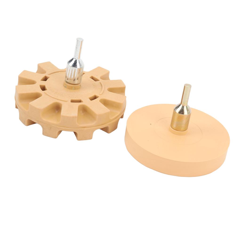 Decal Remover Eraser Wheel Efficient Use Rubber Eraser Wheel with Drill Adapter for Car Emblem Pinstripe Graphics