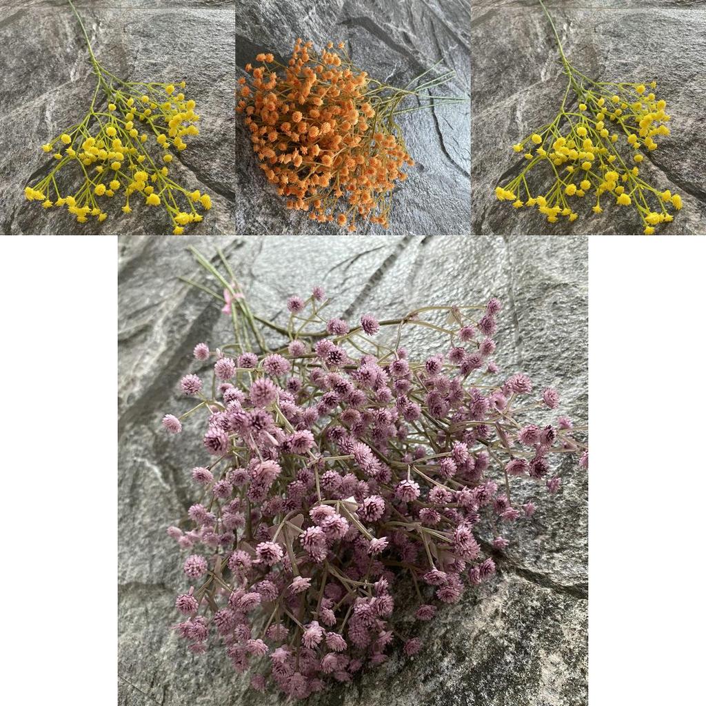 Premium Plastic Aster Single Stem Fake Flower For Bridal Accessories Home Tabletop Displays