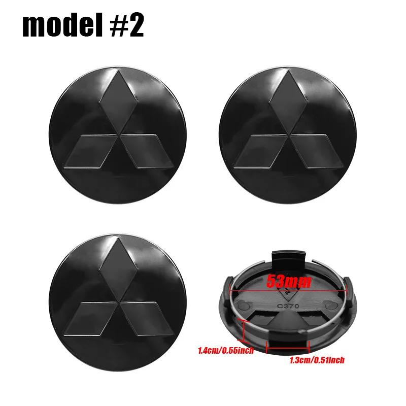 4PCS 60mm Car Wheel Center Hub Caps for Mitsubishi All Models Outlander Lancer ASX Rim Cover Auto Accessories Mkcp79