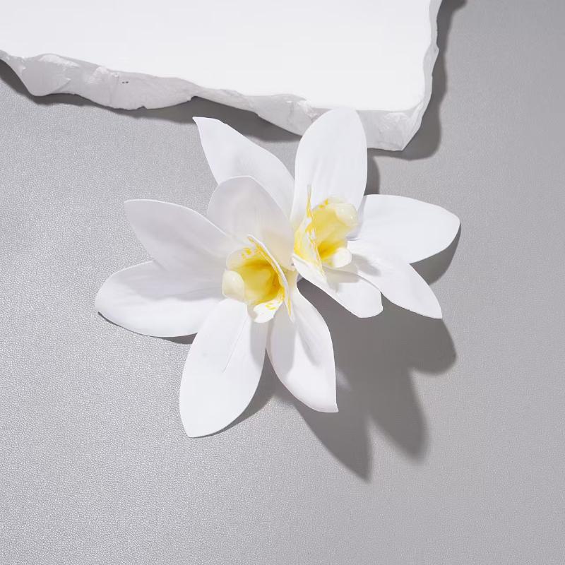 1/4 Pezzi Fiori Nuziali Hawaiani Fermagli per Capelli Barretta Bohemia Fiori di Canna Piccoli Clip per Capelli Per Accessori Capelli Matrimonio