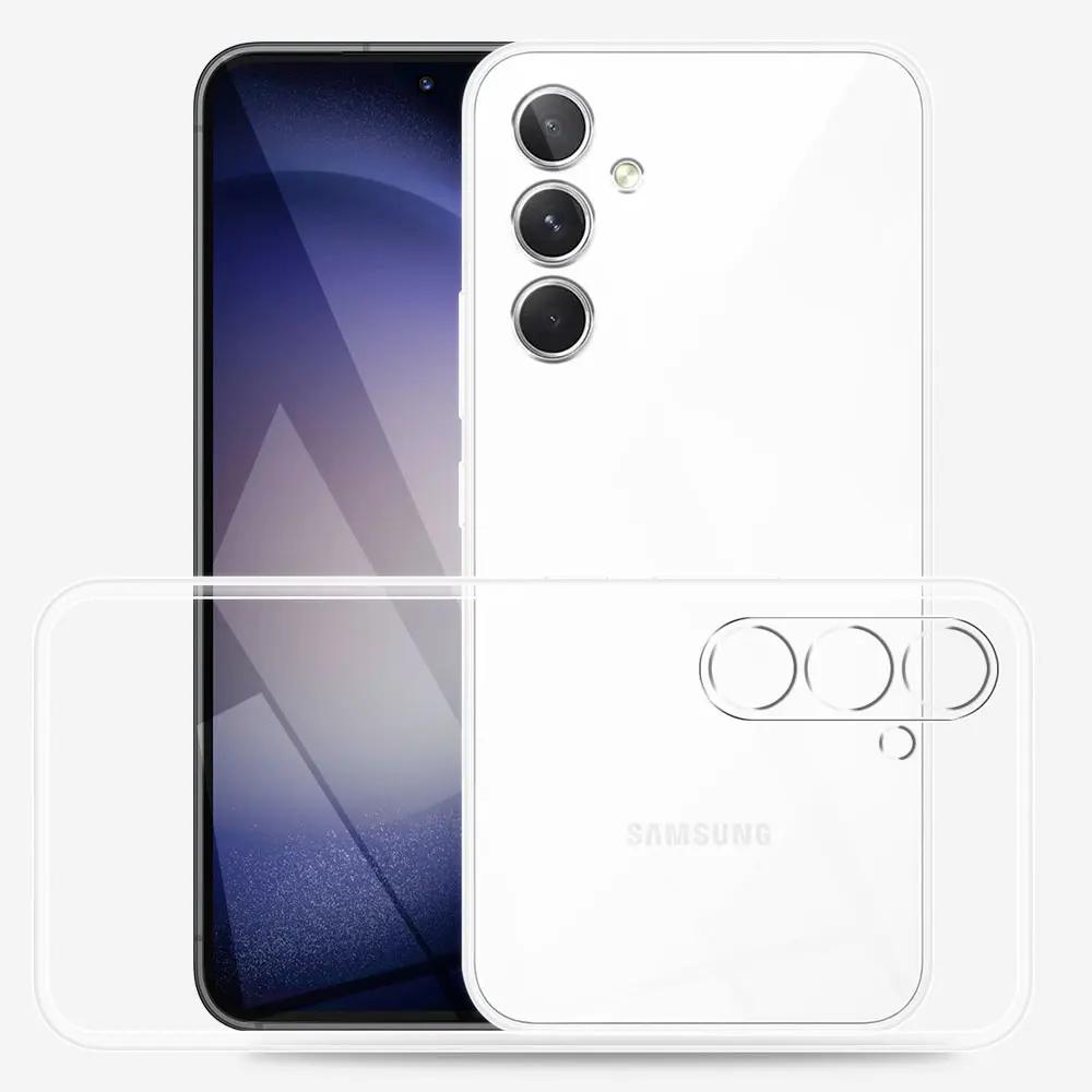 For Samsung S24 Plus Case Clear Soft Silicone TPU Phone Case Back Cover For Samsung Galaxy S24 Coque For Samsung S24 Ultra Funda