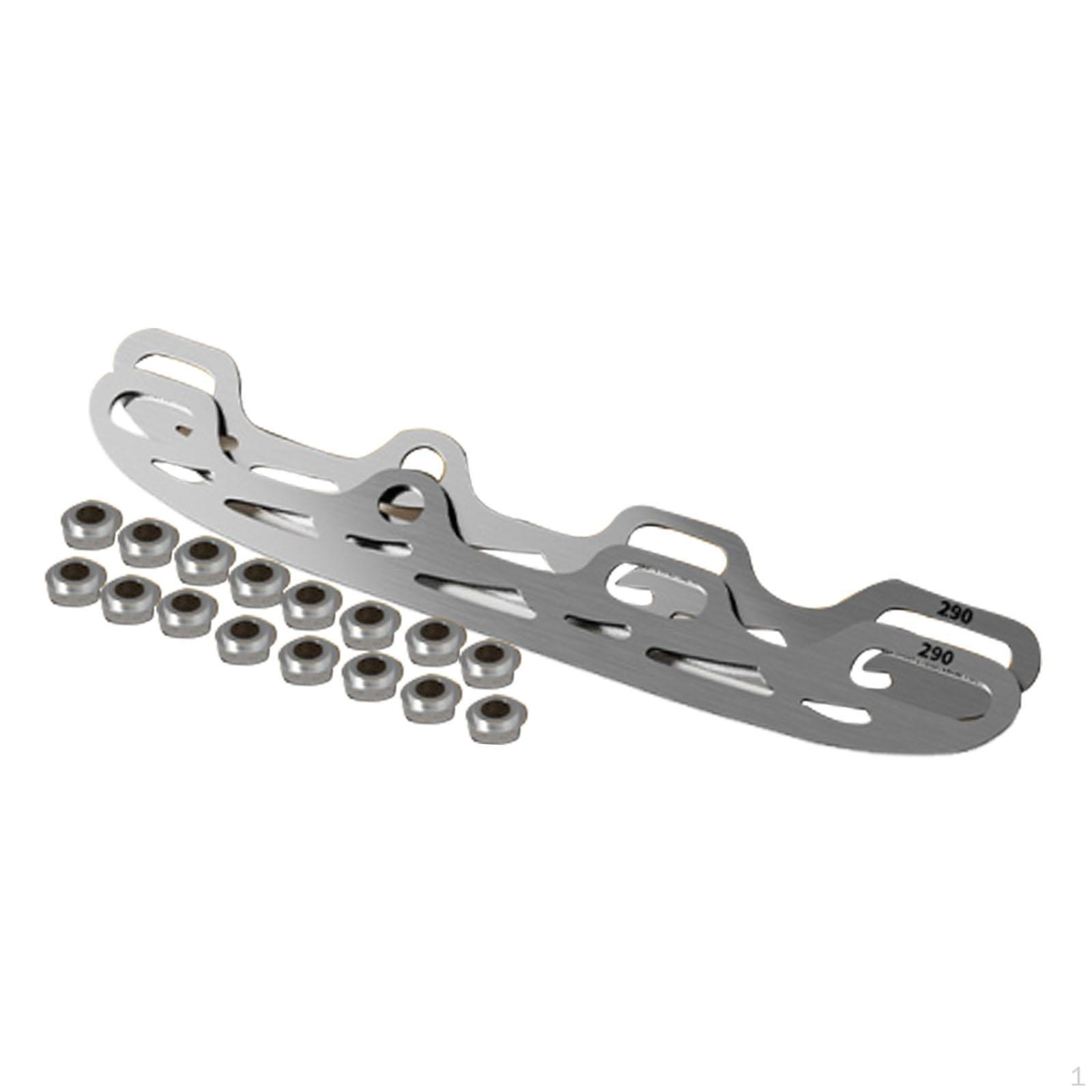 

2 Skating , Compatible And Made of Stainless Steel, for Ice Skating. 29 cm