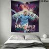 football star Wall Hanging Printed Fabric Blanket Decorative Tapestries for Bedroom Living Room Home Decor
