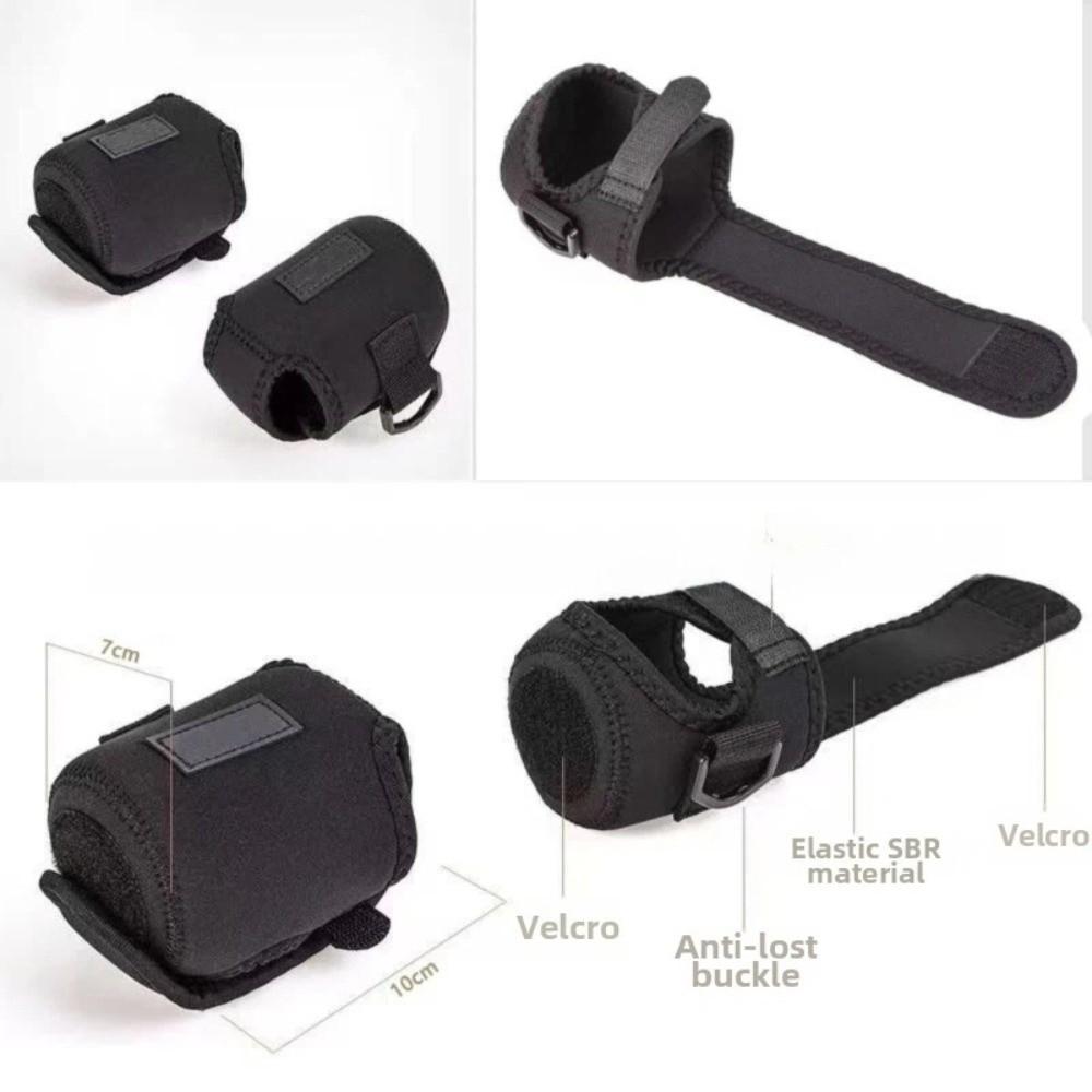 Black Color Fishing Reel Bag Protective Design Spinning Reel Cover  Travel Storage