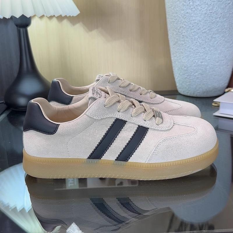 

Retro color matching platform women s new versatile and comfortable round head lace-up casual sports shoes 35 бежевый