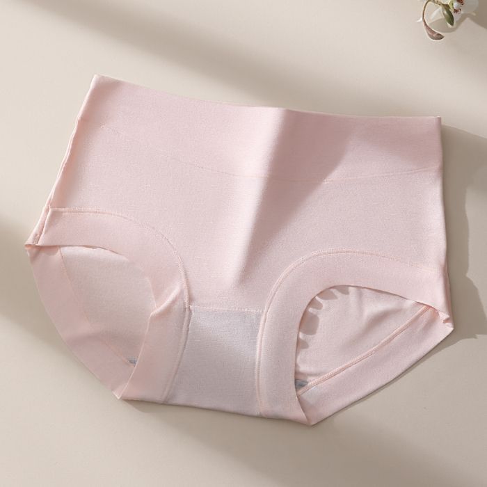 Ladies Spring and Autumn Sweet Pure Cotton 10A Antibacterial Comfortable Skin Friendly Waist Triangle Briefs