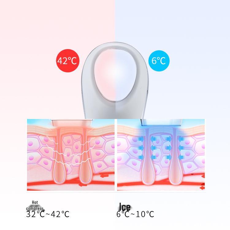 LOSIMEI Hot & Cold Face Massager: Vibration, Cleansing & Beauty Tool