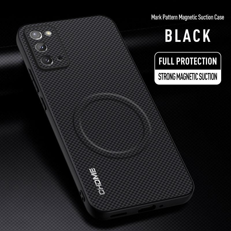 Custodia per Samsung Galaxy Note 20 Lusso Supporto Magnetico per Auto Custodia per Telefono per Samsung Note20 5G TPU Silicone Cover Posteriore Antiurto