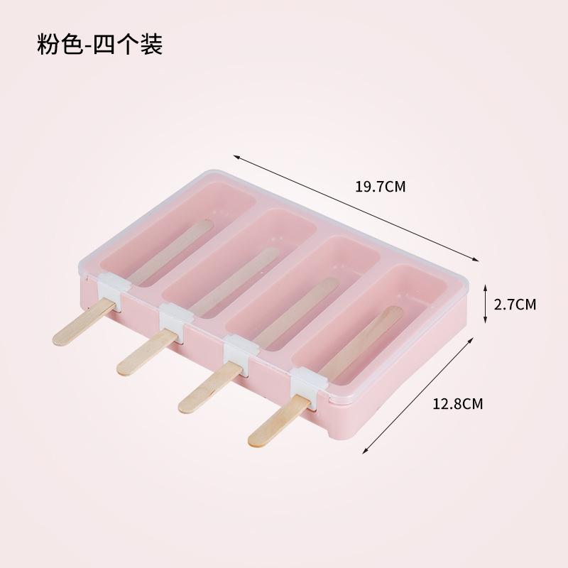 Eiscreme Silikonform Sorbet DIY Selbstgemacht Eis am Stiel Zubereitung Eiswürfelform Eiswürfelform Eiswürfelbereiter Eisstiele Küchenhelfer