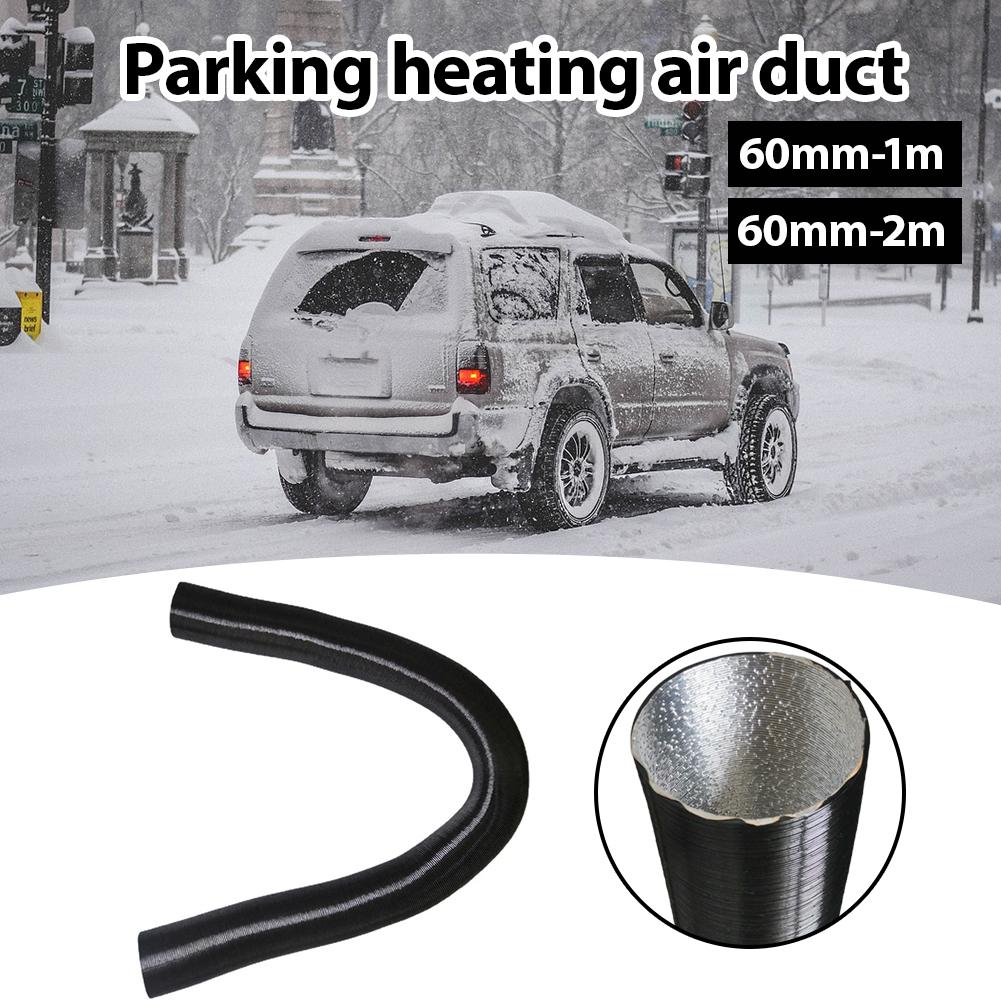 Parking Heater Air Duct 60Mm Aluminum Foil Insulated Hose Flexible Warm Air Pipe For Truck Rv Boat Car Accessories Set