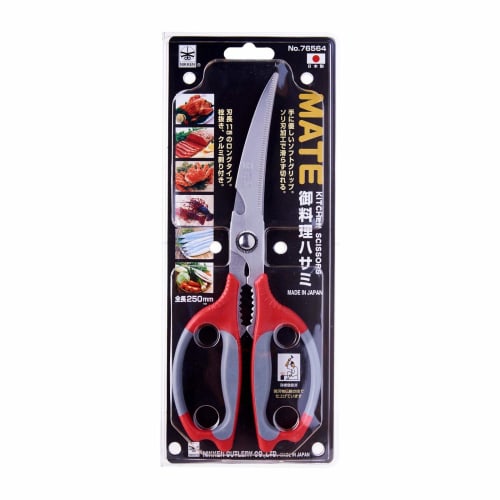 

V.ROAD Nikken Kitchen Scissors, Mate, Red, No. 76564