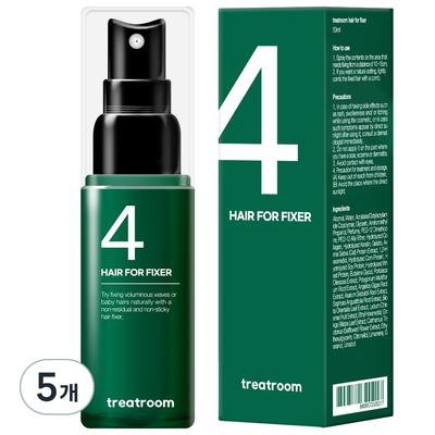Treatroom Hair do Fixera Środek do Stylizacji Włosów, 50 ml, 5 szt.