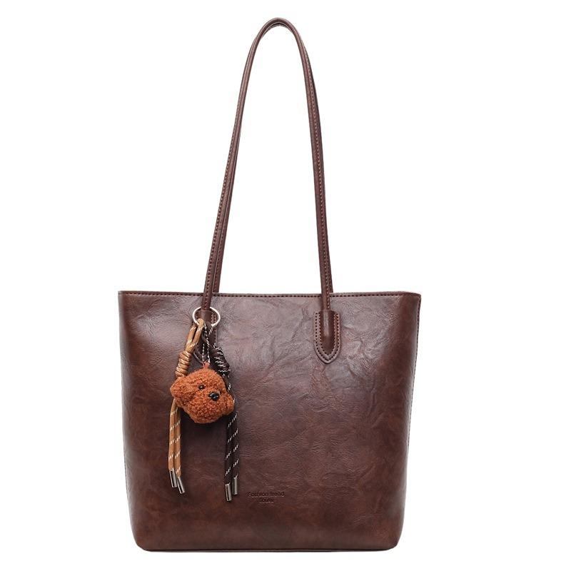 Women's bag large capacity new fashion shoulder messenger bag women's simple women's bag commuter bucket bag tote bag