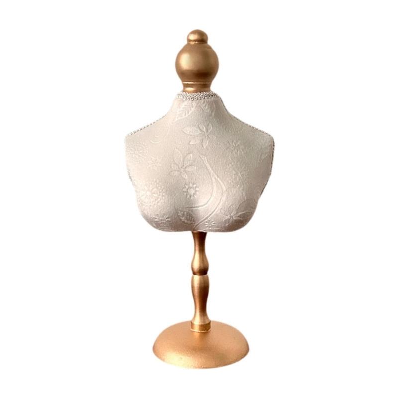 Velvety Jewelry Necklace Display Stand Dustproof Surfaces Secure Base For Necklace Storage And Exhibition