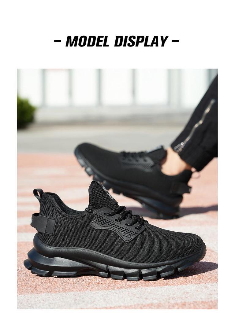 2024 Lightweight Steel Toe Work Shoes - Smash and Puncture Resistant, Comfortable, Woven Design.