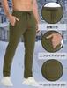 TACVASEN And Comfortable Fleece Fabric for Winter Army Size L Men's Straight-leg Pants, Warm, Stretchy, Comfortable, Outdoors, Green,