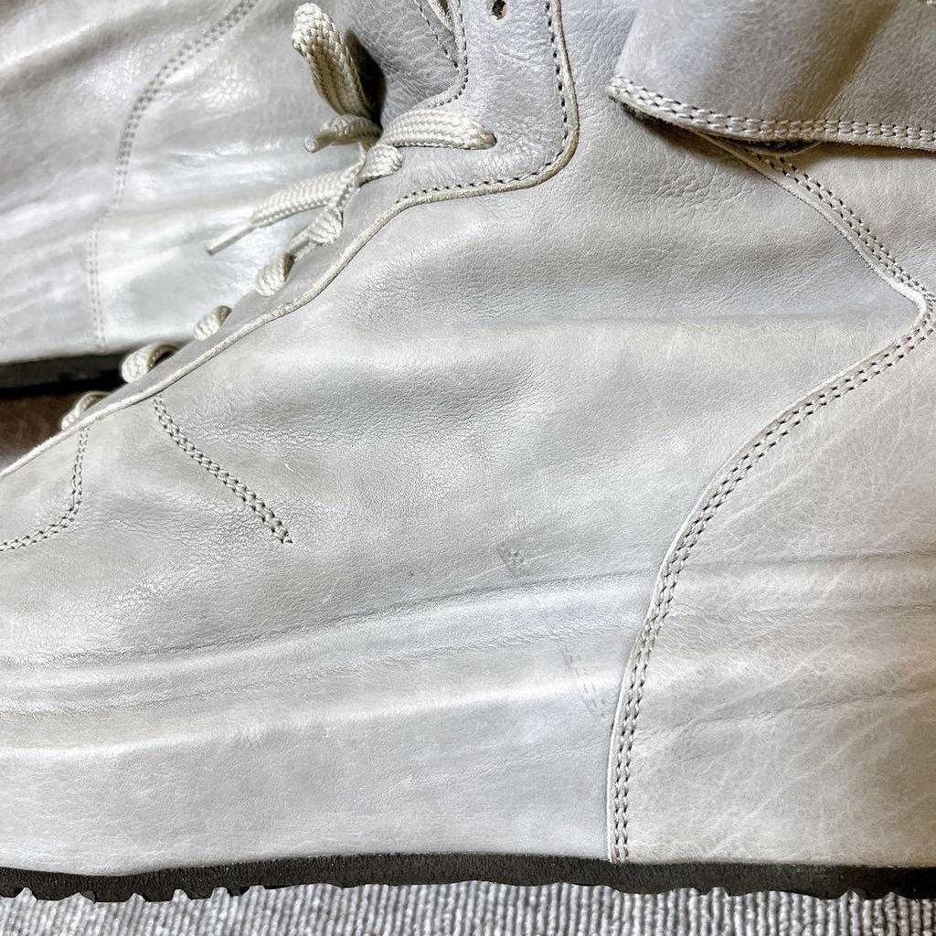 Used [Good Condition] OFFICINE CREATIVE Gray High Cut Sneakers Negotiable