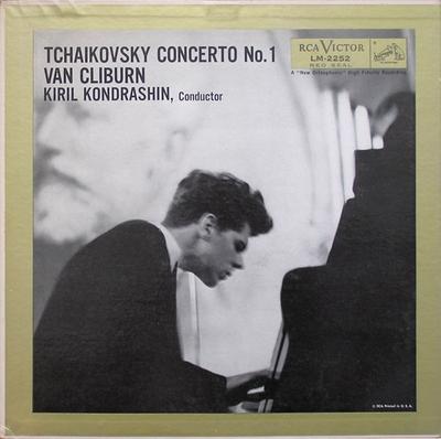 LP Record PYOTR ILYICH TCHAIKOVSKY, VAN CLIBU - Concerto No. 1 LM2252 RCA Victor Red  1959 US Classical Used