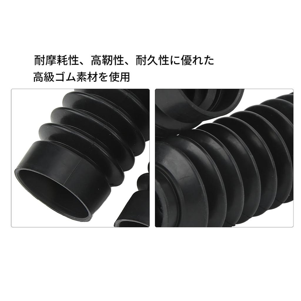 2 ks Motocyklové návleky na vidlice pro CL400 CB400 CB500 CB400 CB400ss Prémiový gumový kryt proti prachu na tlumiče