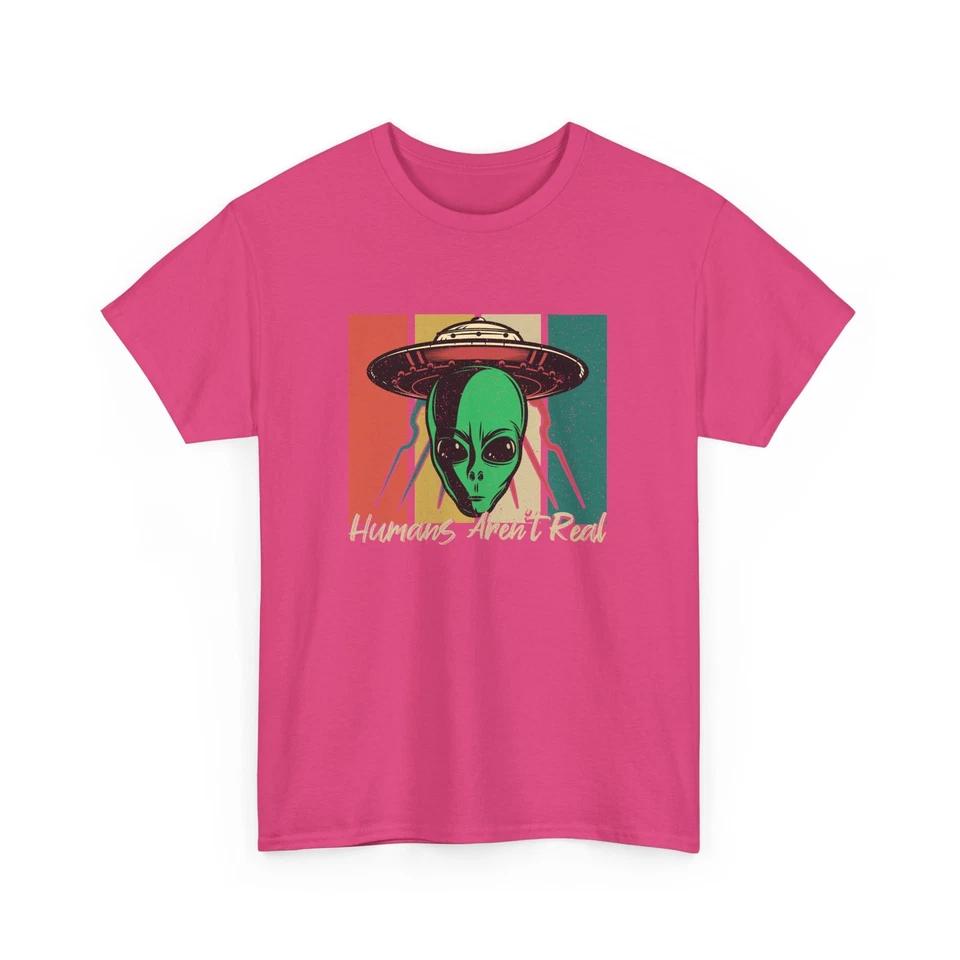 Alien Life T-Shirt | UFO Graphic Tee | Cool Sci-Fi Streetwear 4 L
