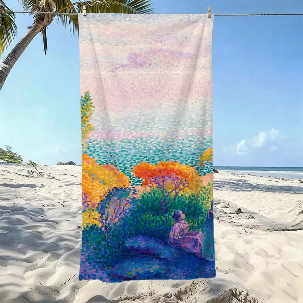 Soft C-Camille PissarroS Towel Five-Star Hotel Quality Eco-Friendly Ultra Soft Thick Towels & Beach Towels