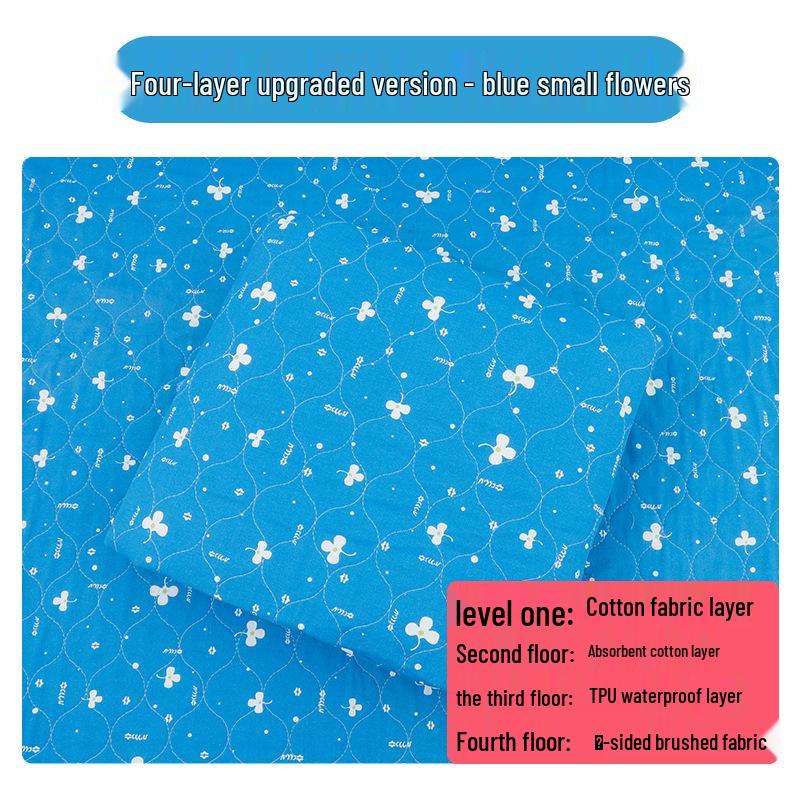 

Four-Layer Washable Adult Incontinence Bed Pad - Breathable Cotton Care for Elderly 45x60