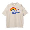 Pure Cotton Unisexs Short Sleeve Smile if Dead Washed T Shirt Casual Tops  Tees Graphic Cool Crew Neck Washed Tees