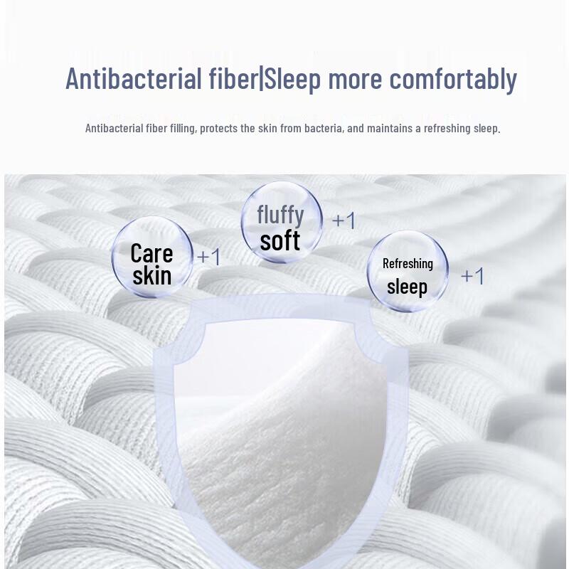Fuanna Washable Antibacterial Seven-Hole Summer Quilt