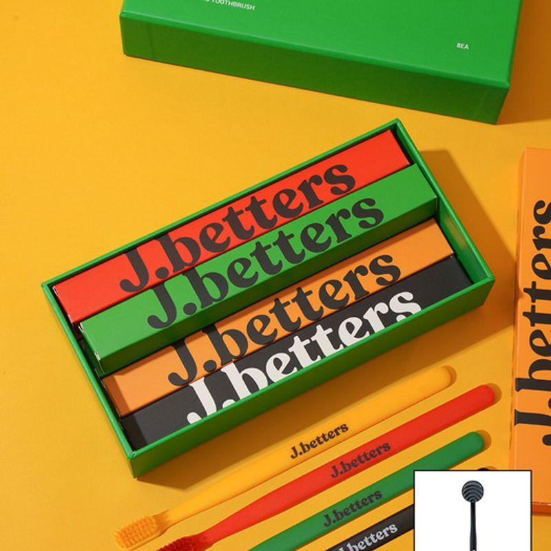 

8+8 Micro-Fine Toothbrushes (16 Total) + Tongue Cleaner Gift (Random Color) Aqua Mint Toothpaste 120g Outbox Package x4