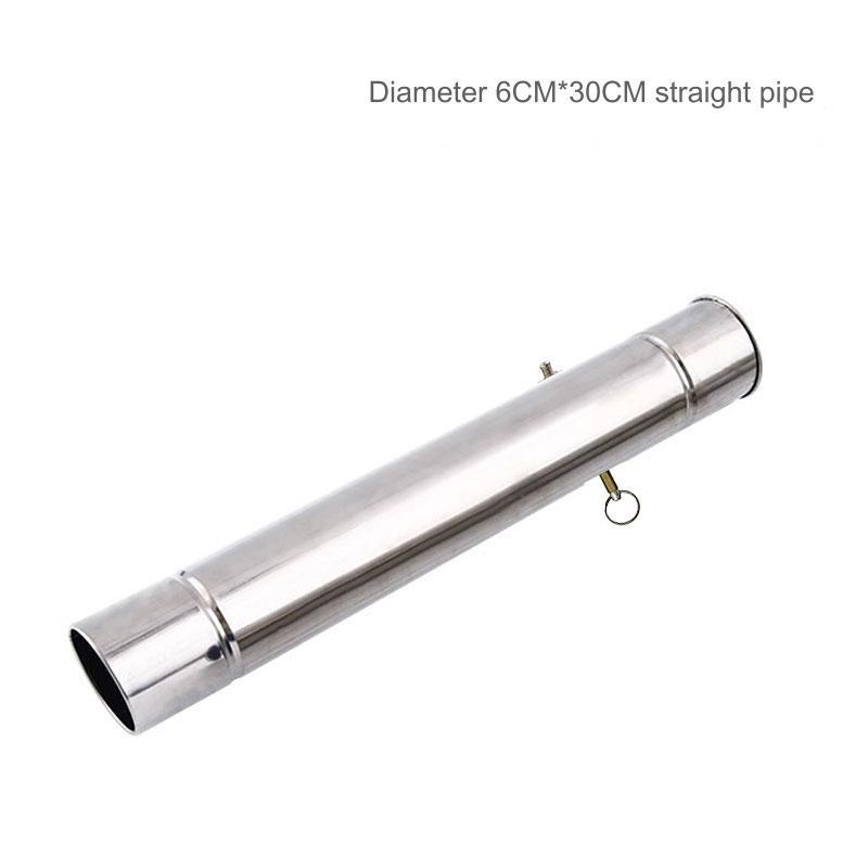 Thickened Stainless Steel Chimney Accessories: Anti-Scald Elbow, Rain Cap, Heat-Insulating Wood Stove Tent Fireplace