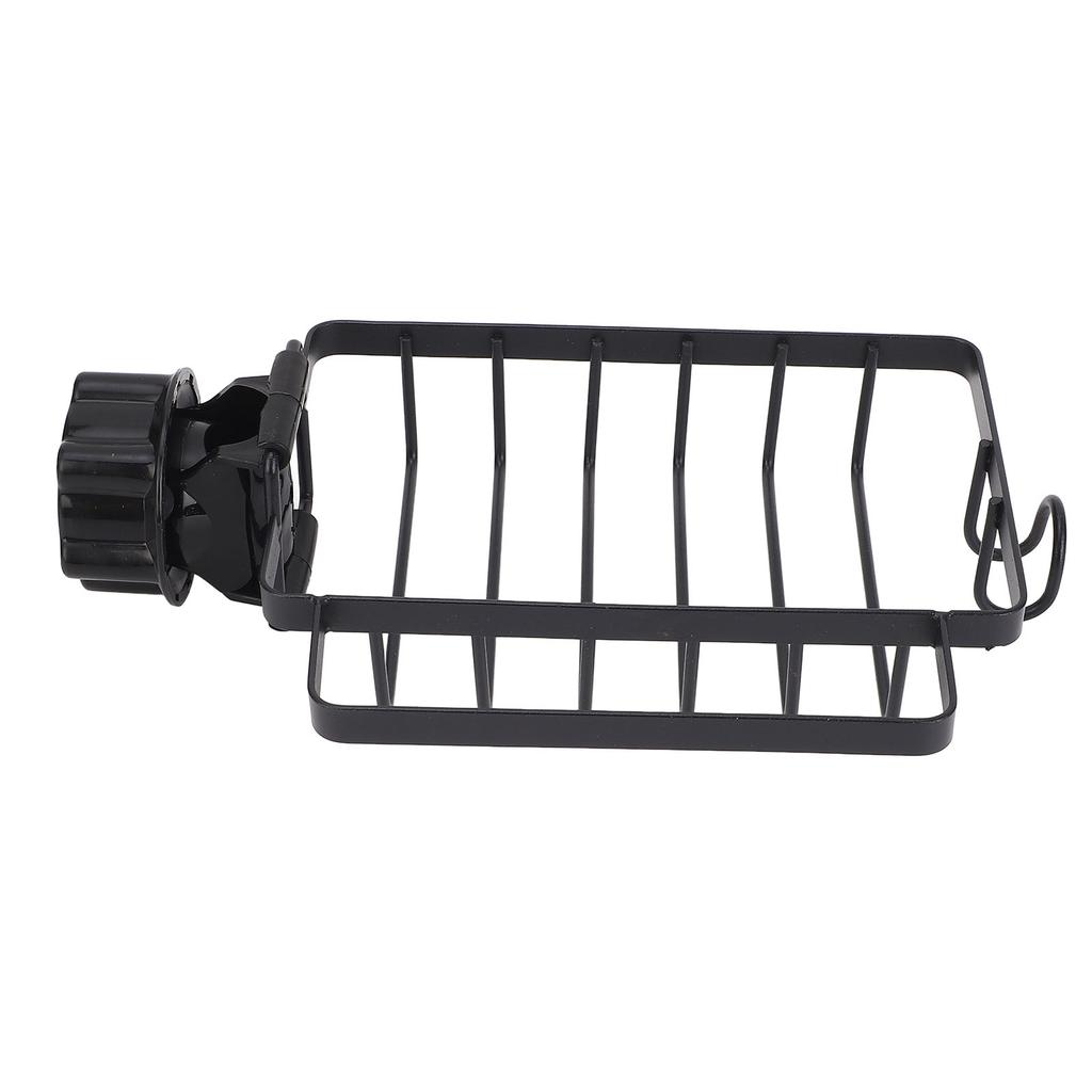 Kitchen Sink Faucet Organizer Carbon Steel Multi Function Drainage Faucet Drain Rack for 2.2 To