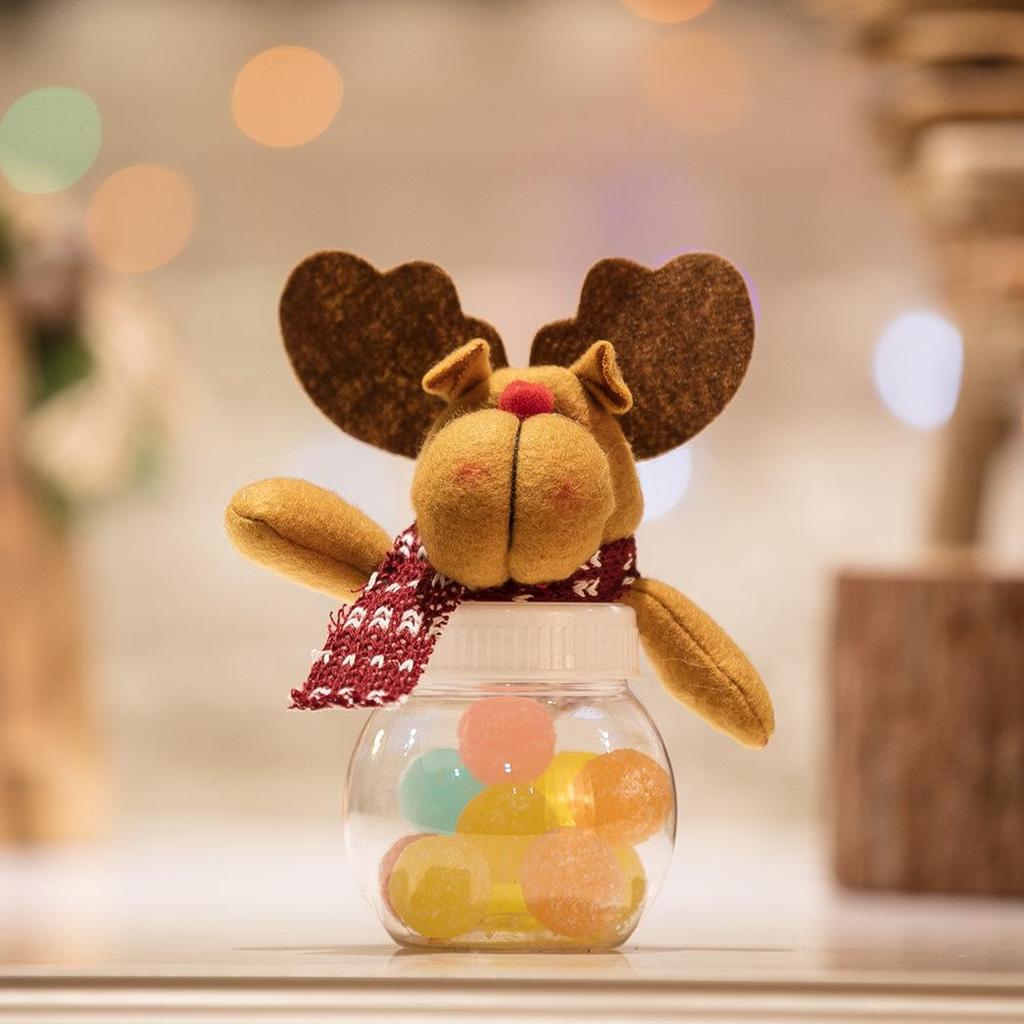 Plaid 3D Cartoon Candy Box & Christmas Decoration