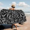 V-Volcom LOGO Coperta alla Moda in Microfibra Asciugatura Rapida Teli da Spiaggia Stampa Oversize Super Assorbente Coperta Telo Piscina