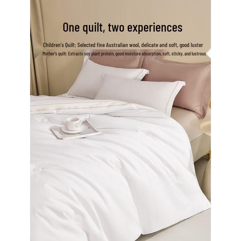 Muji Australian Wool & Soybean Fiber 2-in-1 Winter Duvet