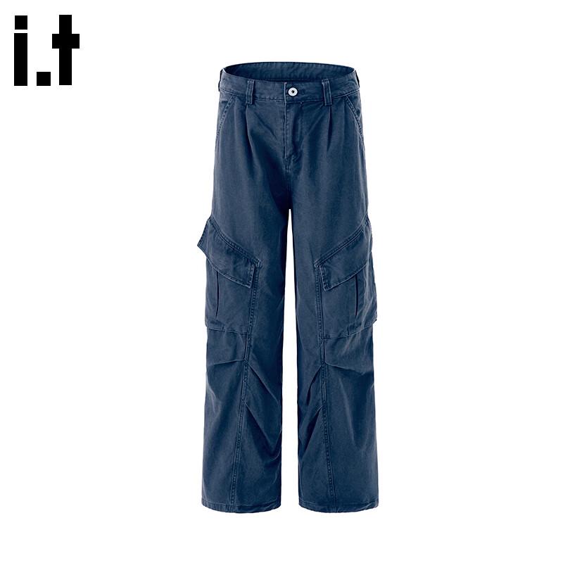 CHOCOOLATEit Men's American Style Cotton Cargo Straight-Leg Pants