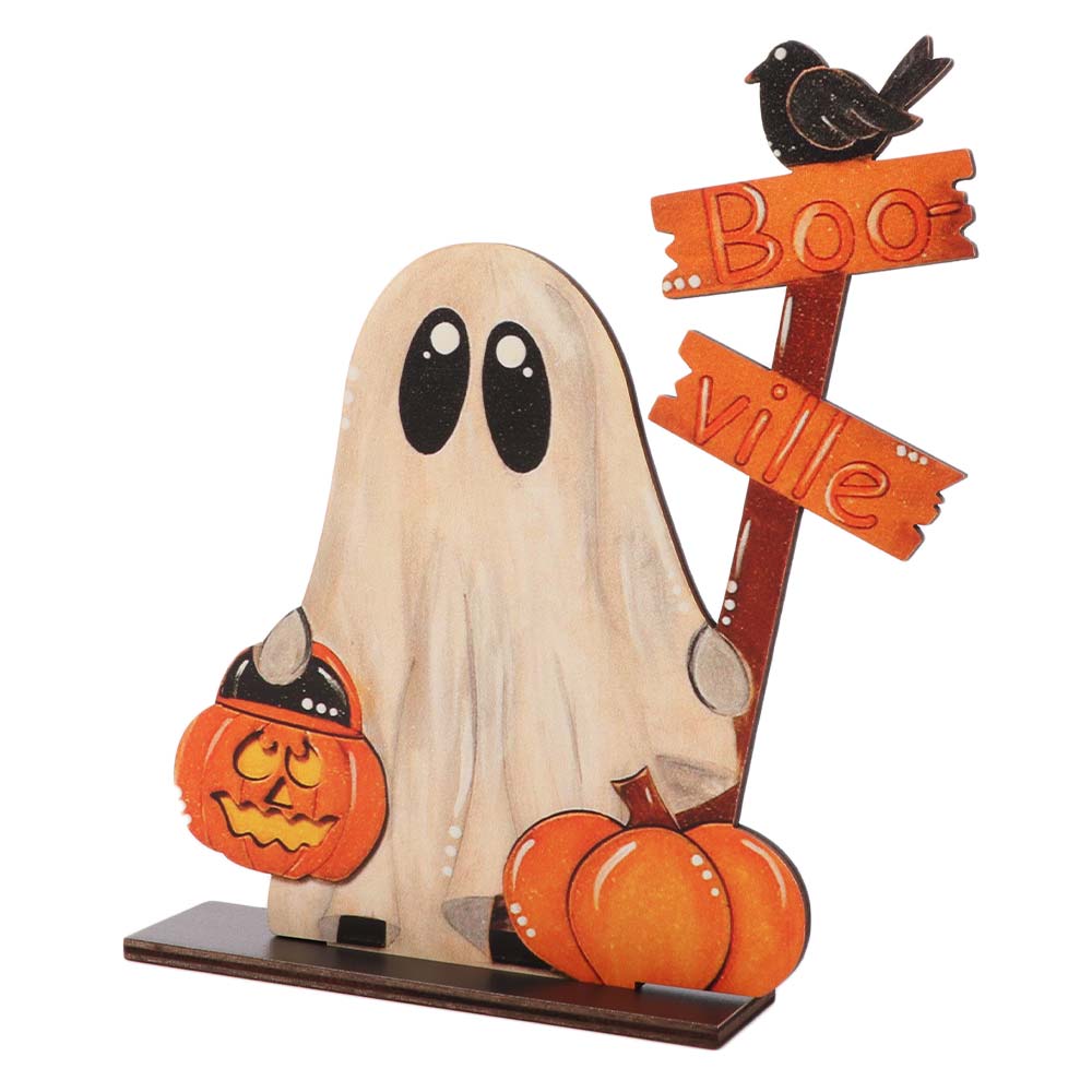 Handmade Pumpkin Ghost Ornament Ghost Pattern Ghost Figurine  Party Supplies