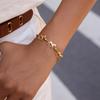 Youthway Classic Horse Charm Bracelet For Women Minimalist 18K Gold Plated Stainless Steel Bracelet Simple Fashion Jewelry Gift